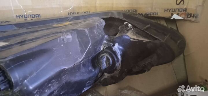 Левая фара на hyundai solaris 1 рестайлинг