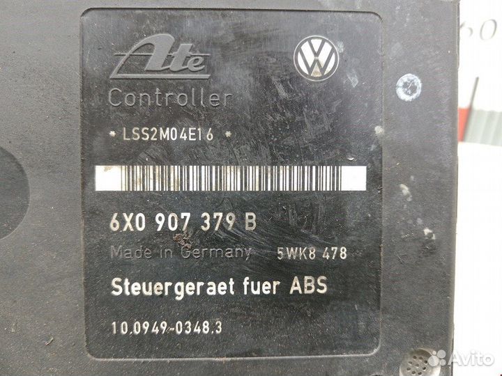 Блок ABS для Volkswagen Lupo 6X0698117