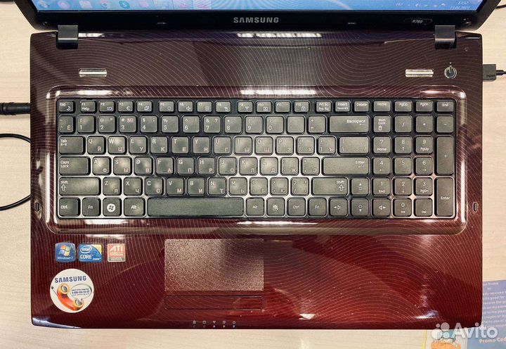 Ноутбук Samsung NP-R780 разбор, запчасти, исправен