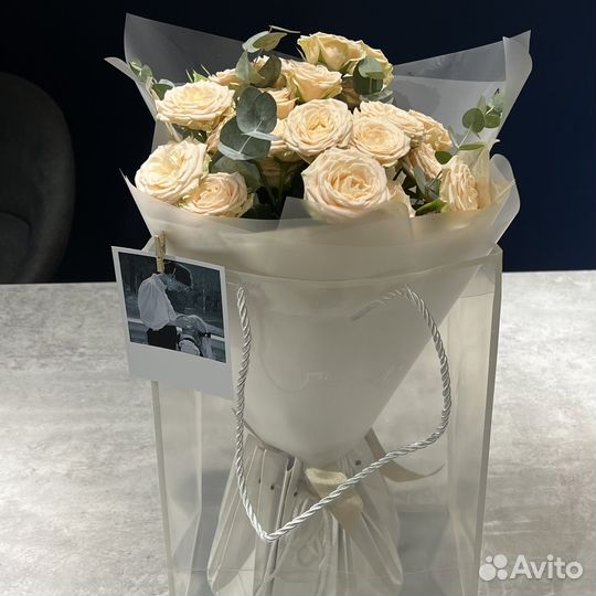 Букет в сумочке / кустовая роза