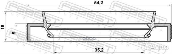 Сальник привода toyota RAV4 ACA3#/ALA3#/GSA33/Z