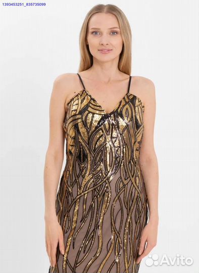 Новогоднее платье с пайетками (Арт.78951)