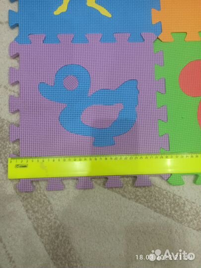 Детский коврик пазл
