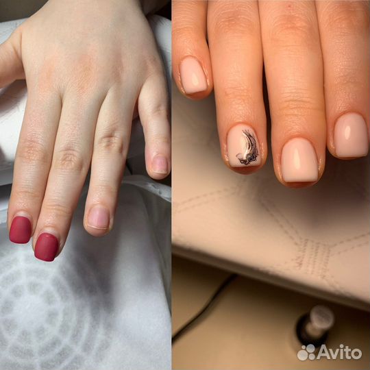 Маникюр с покрытием все включено