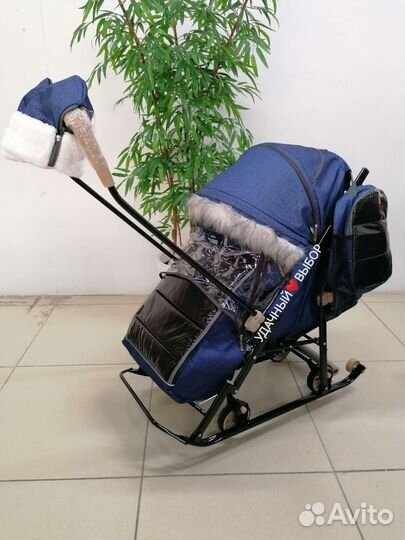 Новые санки-коляска Galaxy Glory Gloss (в наличии)
