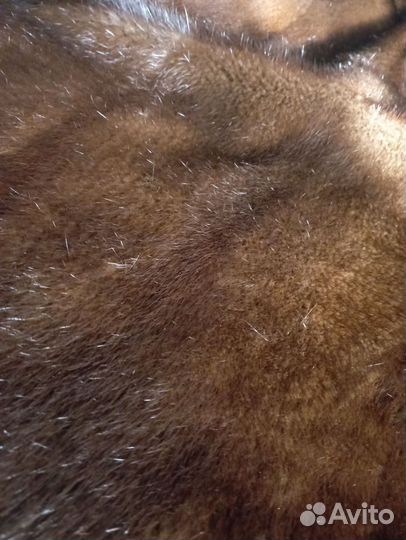 Шуба норковая с капюшоном р50