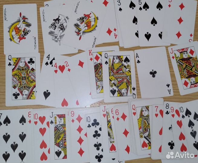 Карты игральные пластик 2 колоды по 55 листов