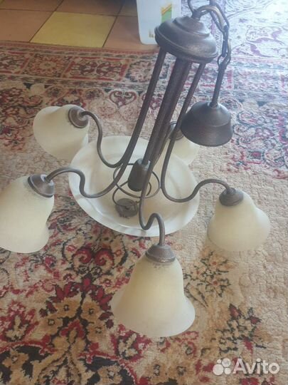 Люстра потолочная бу