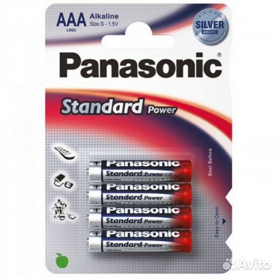 Элемент питания panasonic LR03 (ааа) Everyday Powe