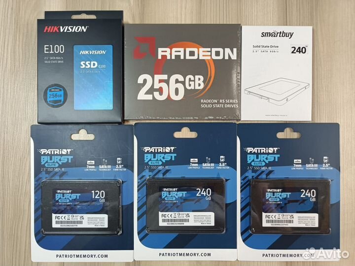 Новые SSD 2.5 и М.2 диски + OC Windows