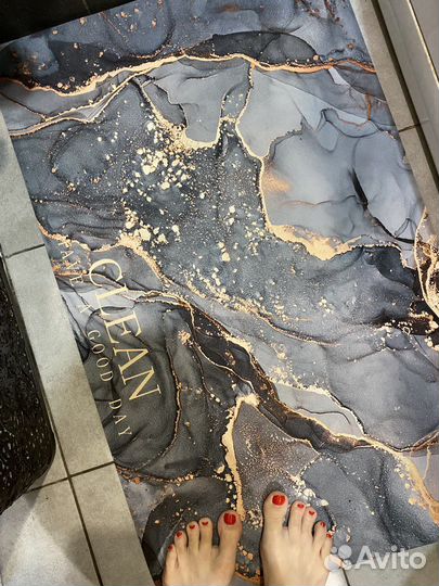 Новый Коврик для ванной прорезиненный 50*80