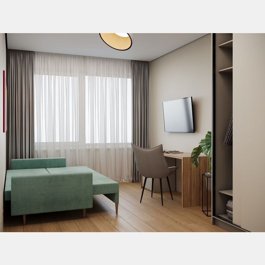 3-к. апартаменты, 67,8 м², 11/24 эт.