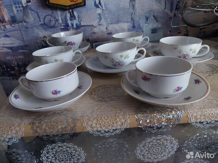 Сервиз кофейный зик и чайные пары