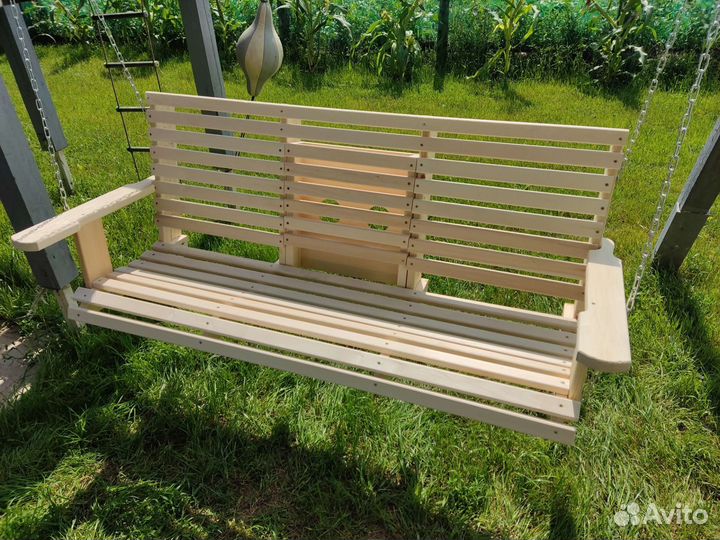 Садовая качель подвесная