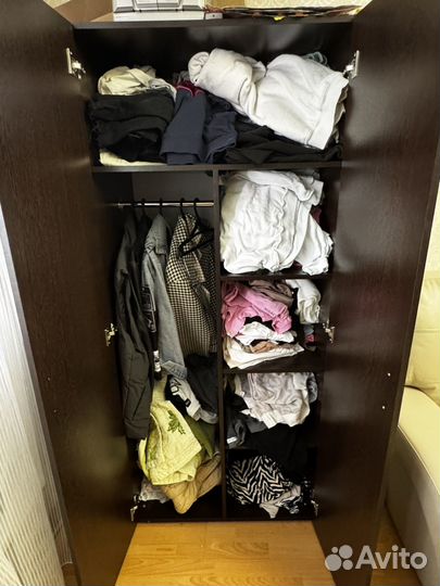 Шкаф распашной двухдверный