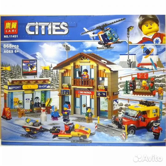 Конструктор Lari 11451 Горнолыжный курорт