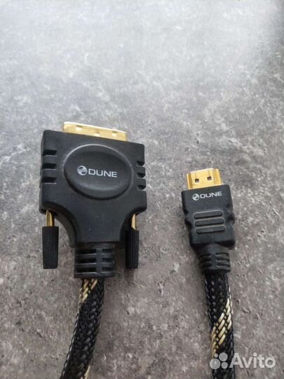 Кабель dvi/hdmi
