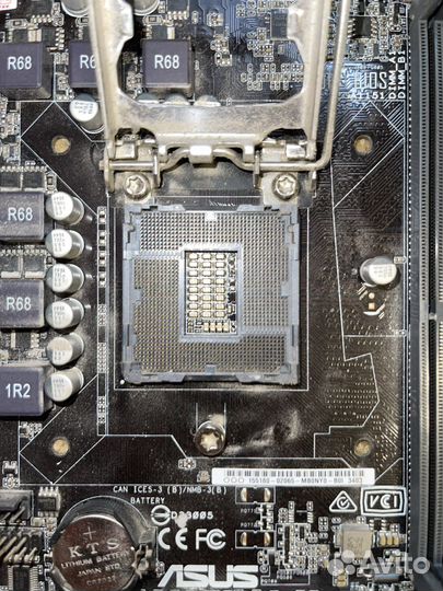 Процессор i5 7400 + мат. плата asus h110m-с