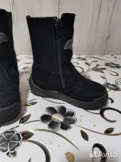 Ботиночки детские на войлоке