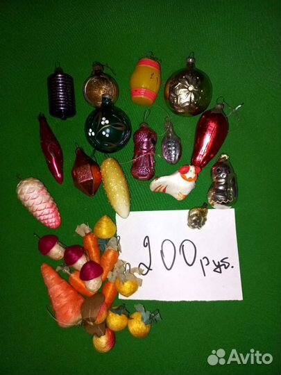 Елочные игрушки СССР