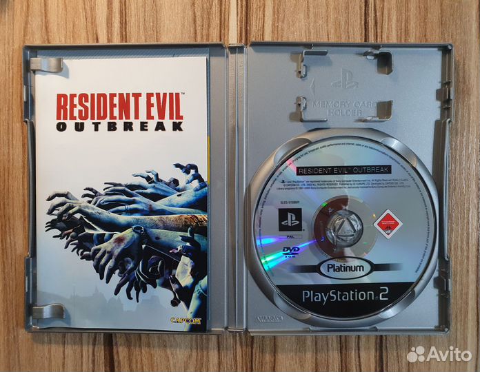 PS2 Resident Evil Outbreak. Лицензия
