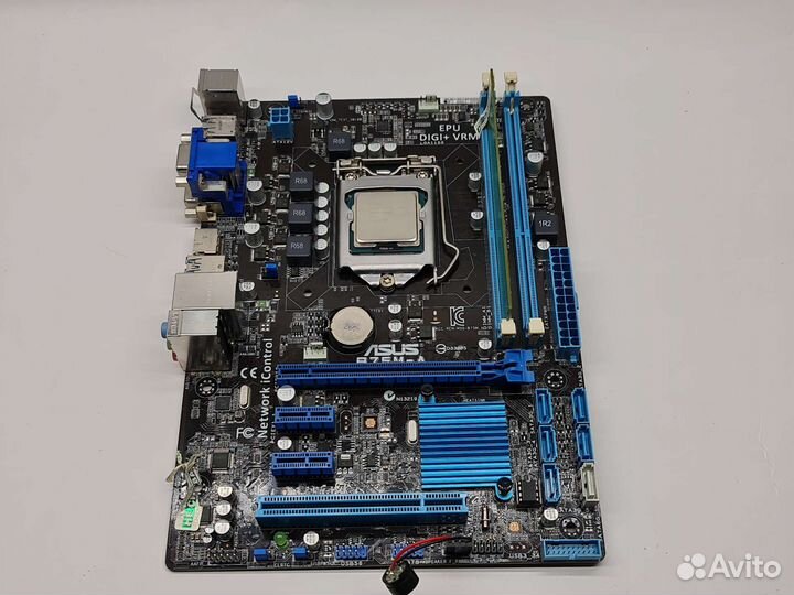 Мат плата asus B75M-A с процессором i5 3470