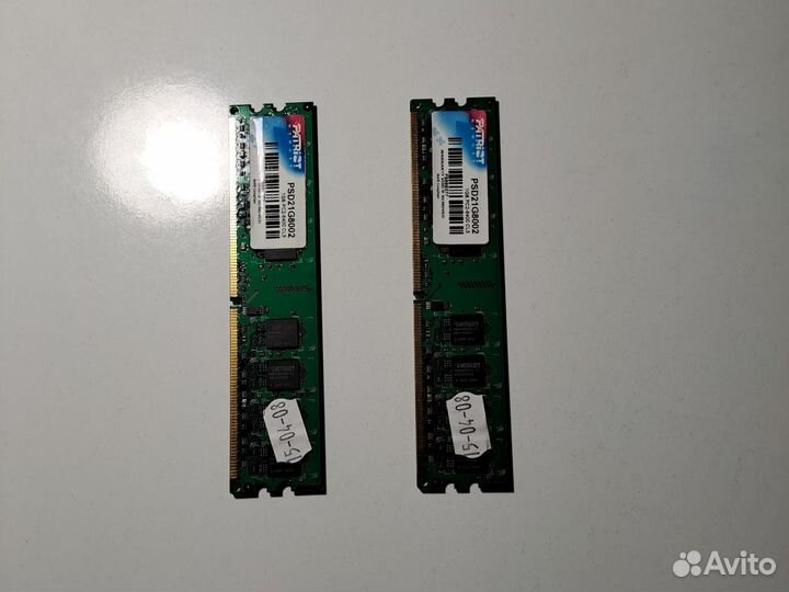 Оперативная память ddr 2 1gb