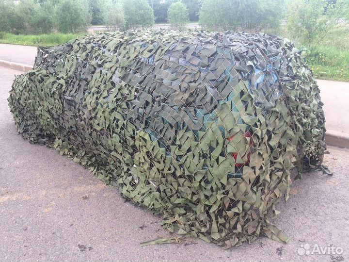 Маскировочная сеть 240 2.4x6м Темный лес