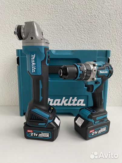 Шуруповерт болгарка Makita набор 2в1