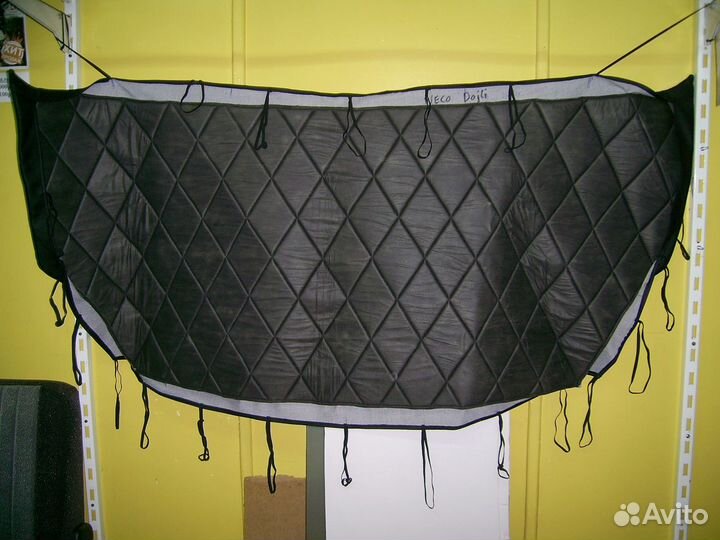 Защита капота Iveco Daily из экокожы на поролоне