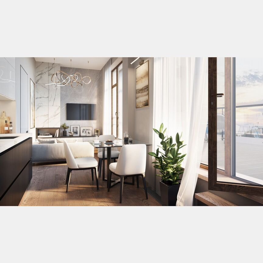 1-к. квартира, 51,4 м², 4/8 эт.