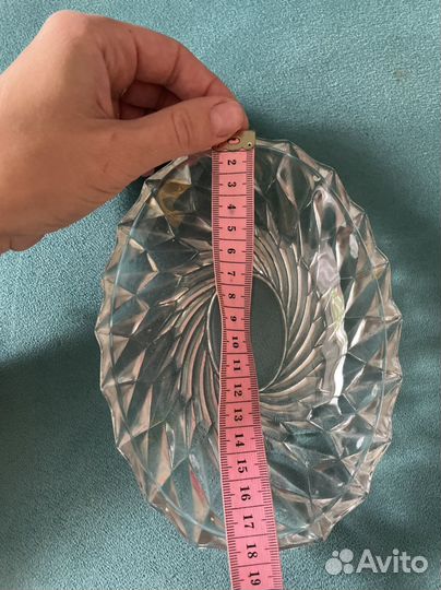 Блюдо хрустальное СССР