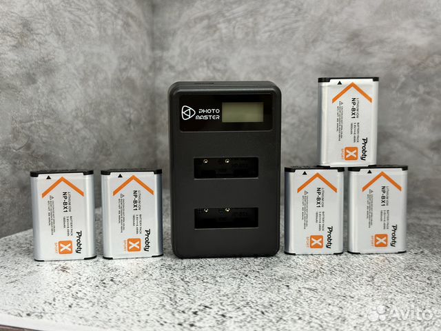 Аккумулятор + зарядка для Sony X3000 Probty (6шт)