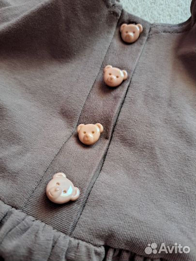 Платье и повязка 92 размер