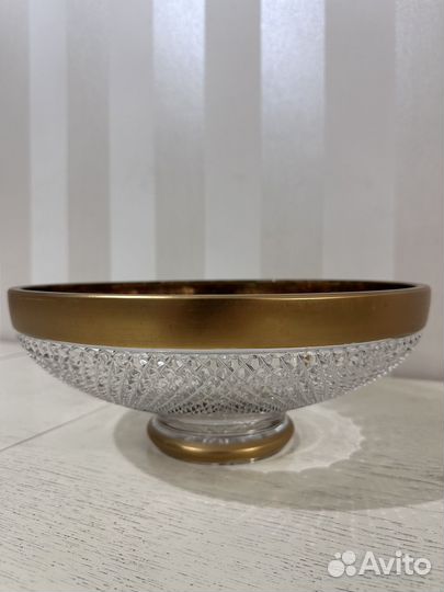 Хрустальная фруктовница