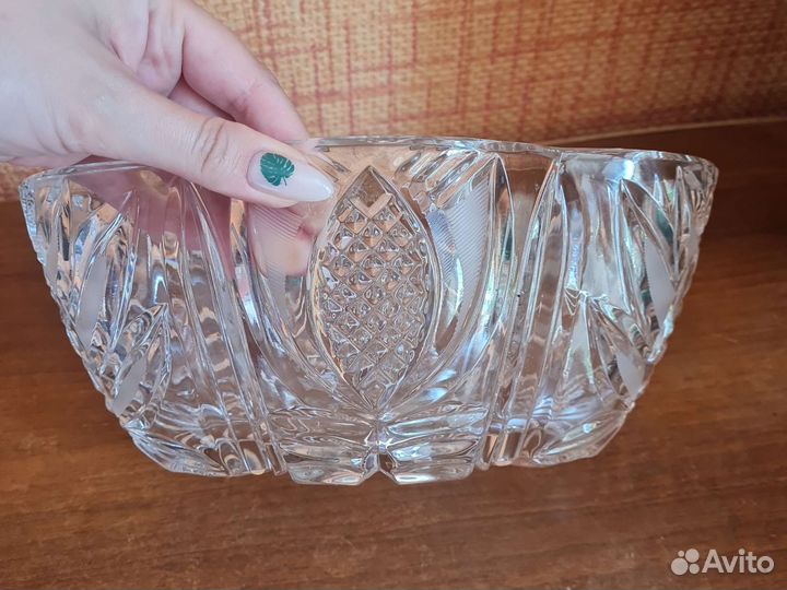 Хрустальная салатница 2