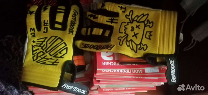 Веломотоперчатки