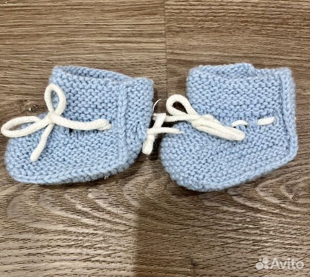 Новые пинетки вязаные (цена за все)