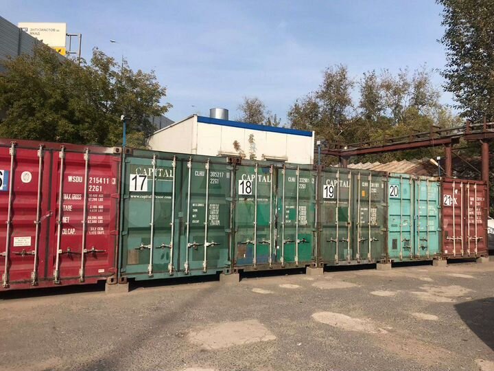 Склад, Аренда контейнера 15 м²