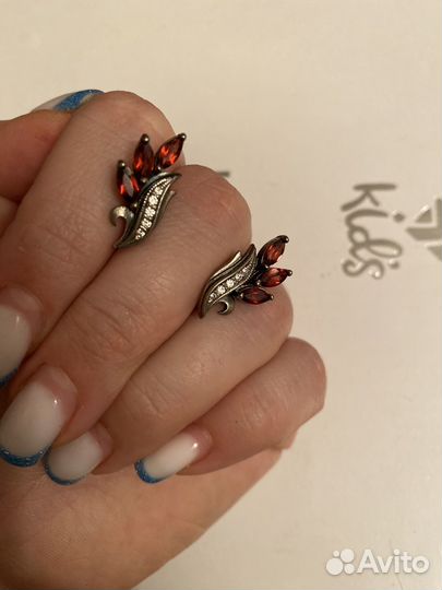 Серебряные серьги