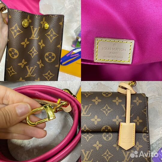 Сумка Louis Vuitton Cluny кожаная