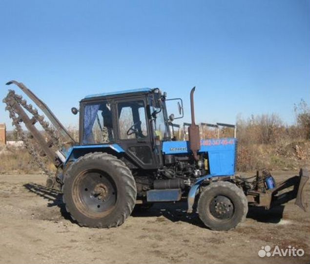 Услуги трактора экскаватора