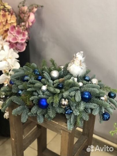 Венок новогодние композиции