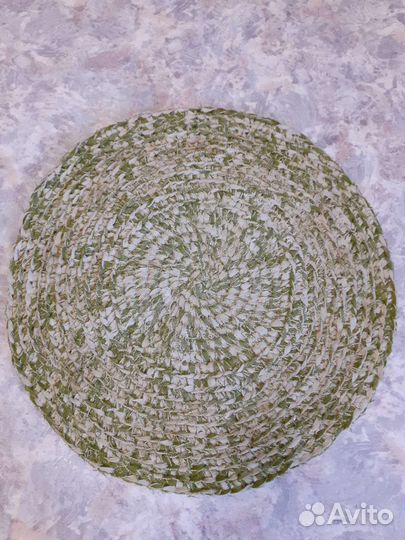 Коврик вязаный крючком