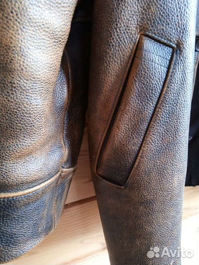 Кожаная куртка мужская