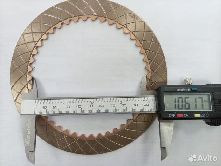 Фрикционный диск на АКПП zy280 (внутренний, ведущи