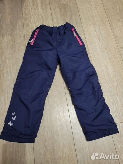 Брюки демисезонные для девочки р-р 122