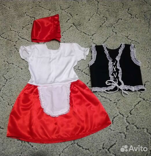 Новогодний костюм «Красная шапочка»