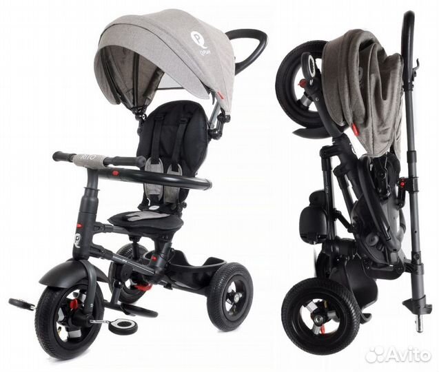 Трехколесный велосипед QPlay rito колёса надувные