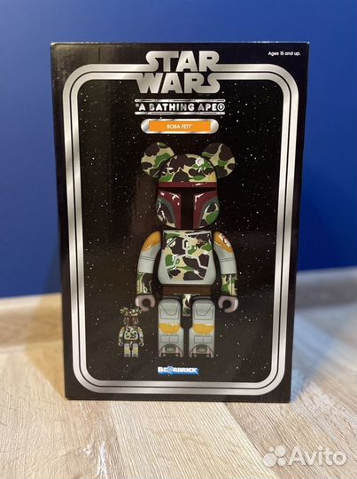 Bearbrick x Boba Fett 400 by Medicom Toy